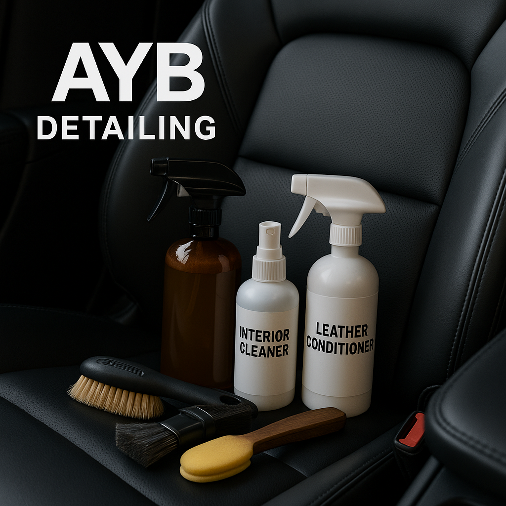 Interior protection Ohio winter applied by AYB Detailing — carpets, leather, and seats safeguarded from salt, moisture, and dirt