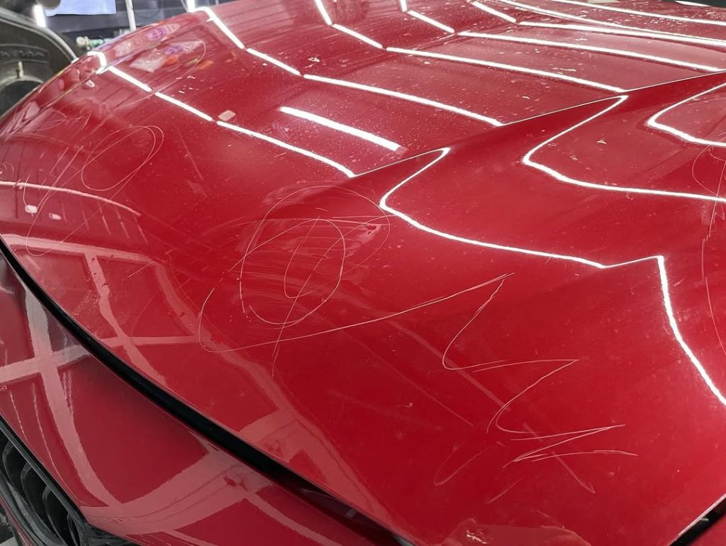 Paint Scratch Removal Detailing Service